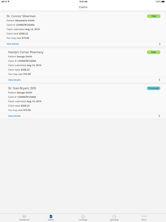 BCBSMT iPad screenshot 2 - Health & Fitness app