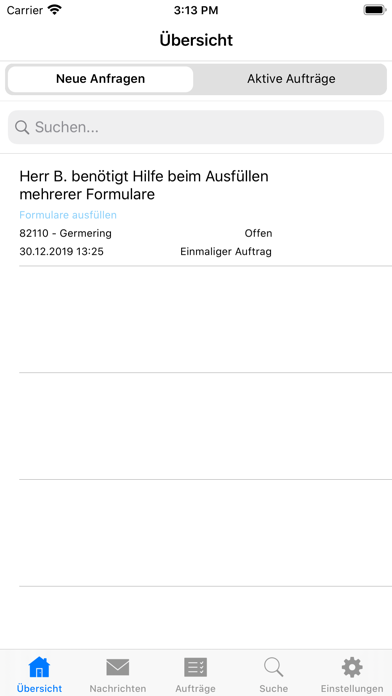 Screenshot #1 pour Helferportal für Anbietende