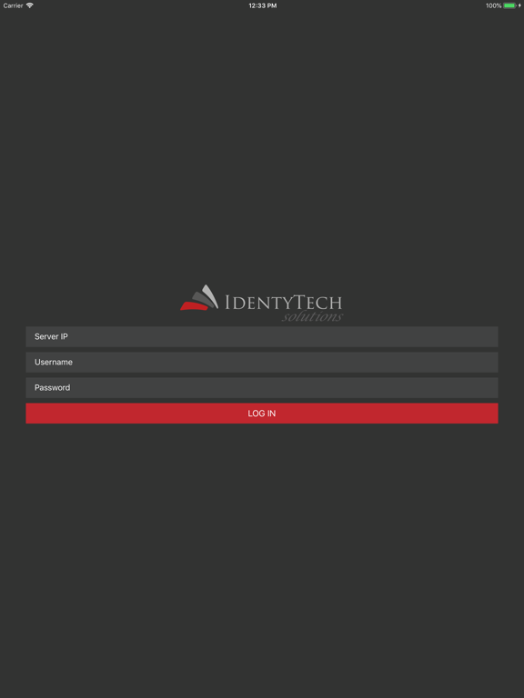 IdentyManage Mobile iPad screenshot 1 - Business app