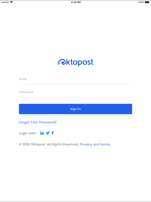 Social Advocacy iPad screenshot 7 - Business app