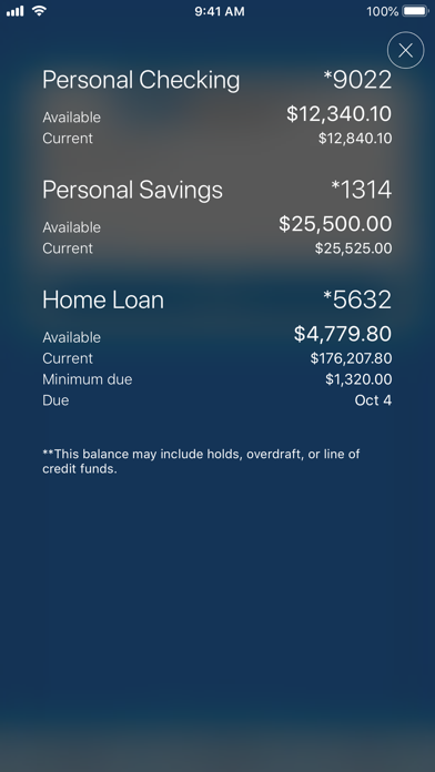 Screenshot #1 pour First Shore Federal Mobile