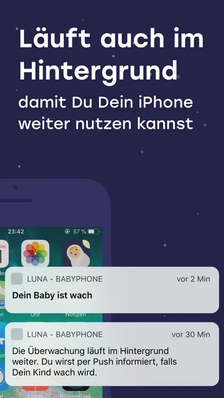 Luna - Babyphone App 3G & WLAN screenshot 4 of 5
