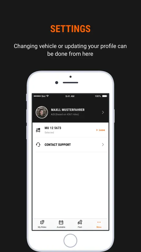 SX - Driver App