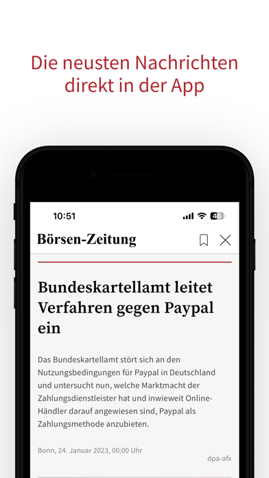 Börsen-Zeitung Screenshot