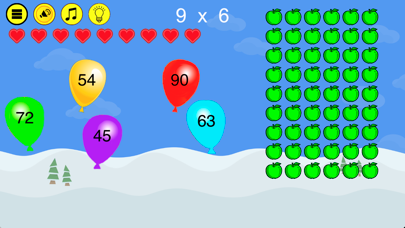 Screenshot #3 pour Times Tables Balloon Pop