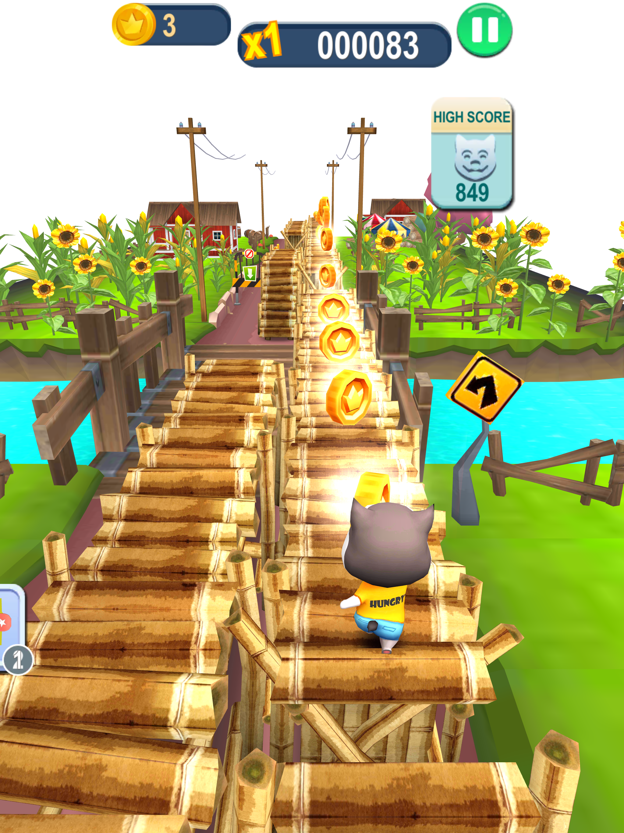 Cat Surfers: Kitty Gold Run screenshot 16