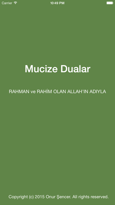 Mucize Dualar Screenshot 1 of 3