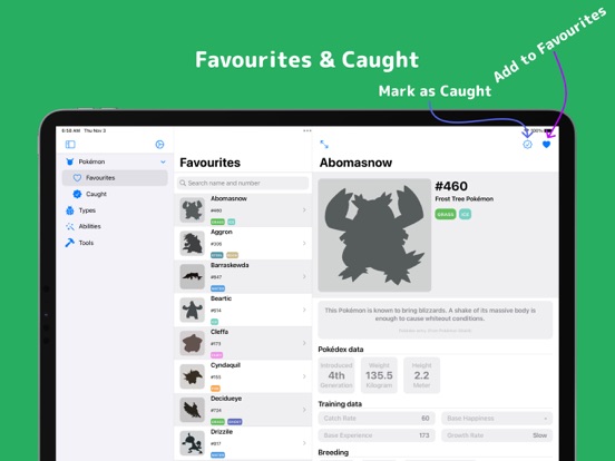 Pikadex - Pokedex for Pokemon iPad screenshot 5 - Entertainment app