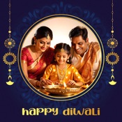 Diwali Photo Frames & Stickers