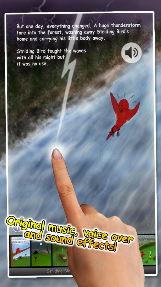 #5. Striding Bird: Uplifting Tale (iOS) Podle: Comicorp
