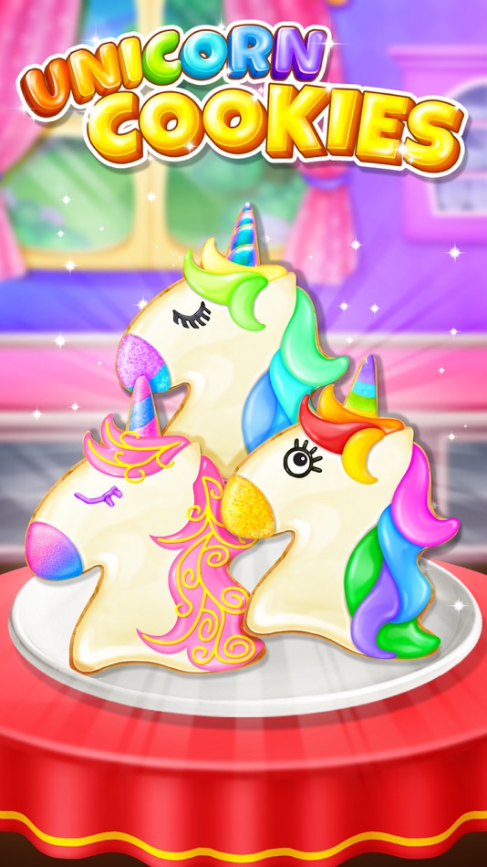 #4. Sweet Unicorn Rainbow Cookies (iOS) 由: 登芝 刘
