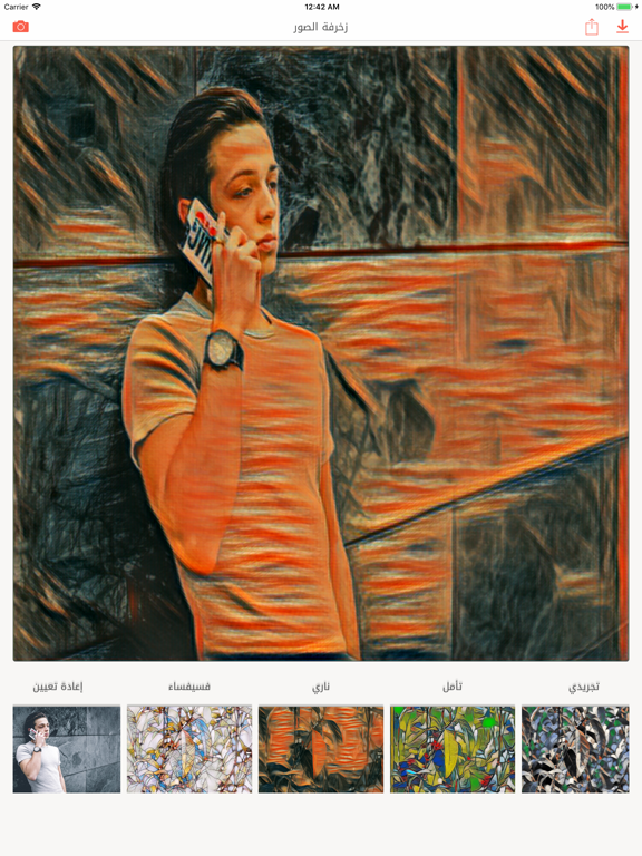 تطبيق زخرفة الصور الاحترافي iPad screenshot 2 - Photo & Video app