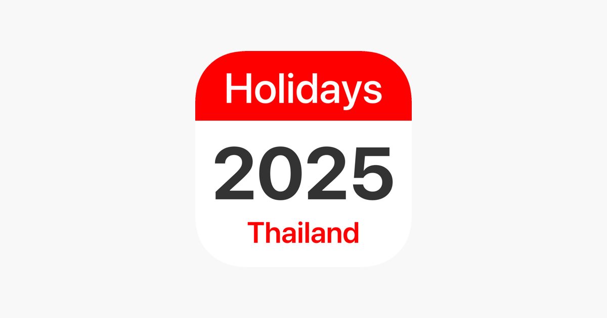 ‎App Store에서 제공하는 Thailand Public Holidays 2025