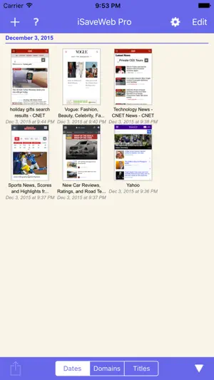 iSaveWeb Pro screenshot 1