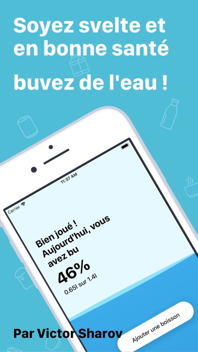 Screenshot #1 pour Mon eau boire de l'eau - water