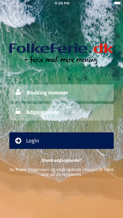 Screenshot #1 pour FolkeFerie.dk – din ferieapp