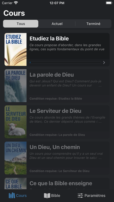 Screenshot #2 pour EMMAÜS — Bible & Cours