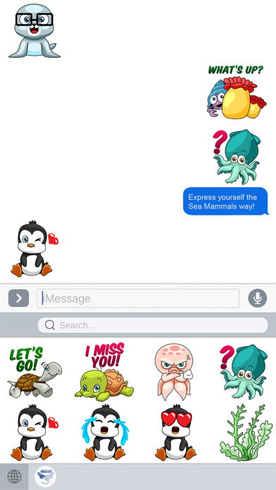 Screenshot #3 pour Seamoji - Sea Animal Emojis