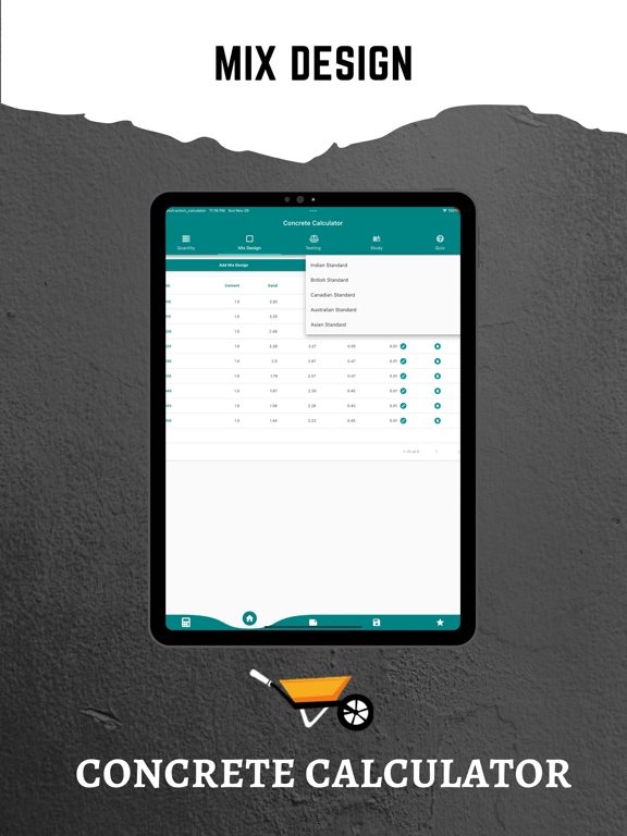Concrete Calculator All In One iPad screenshot 7 - Productivity app