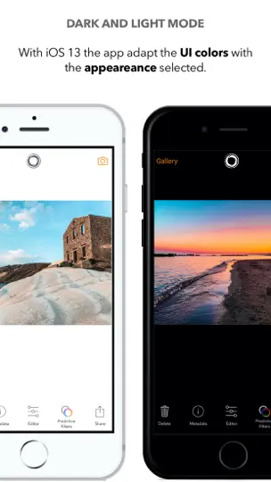 Captura de pantalla de DSLR Camera en iPhone 7