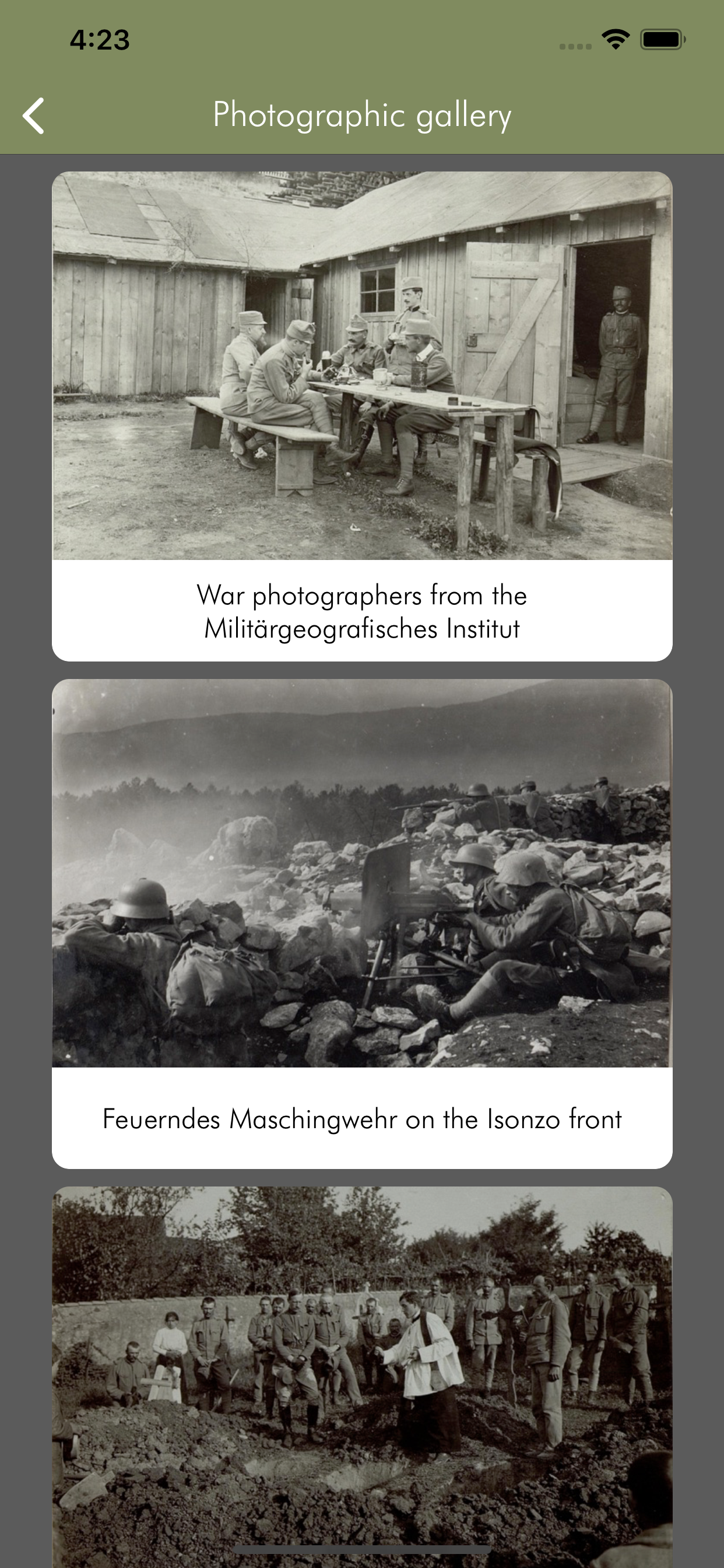 Cemeteries 1914-1918