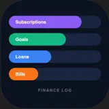 Finance Log: Bills & Lending - Icona app