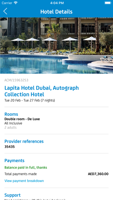 dnata Travel Screenshot