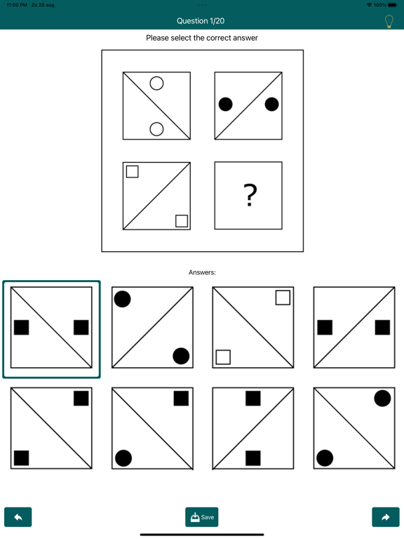 Screenshot #5 pour IQ Test:Raven's Matrices 2 Pro