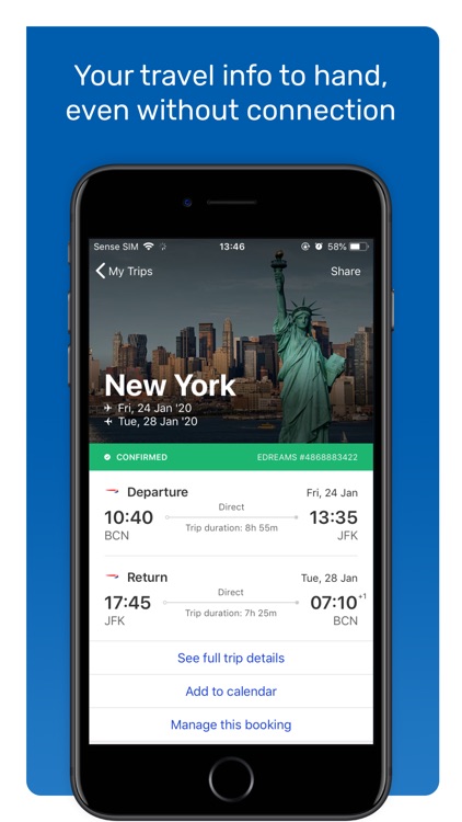 eDreams: Flights, hotels, cars