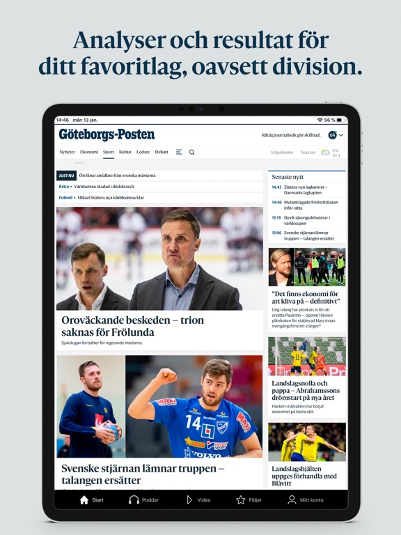 Göteborgs-Posten iPad screenshot 5 - News app