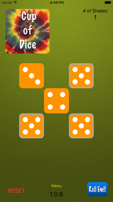 DoublesDice screenshot