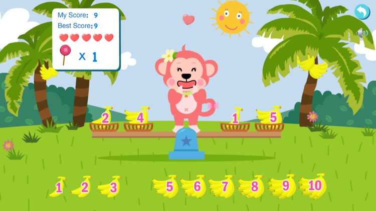 Monkey Math Balance for Kids screenshot-4