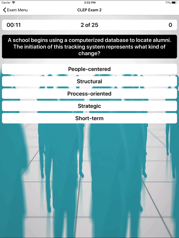 Screenshot #5 pour CLEP Principles of Management