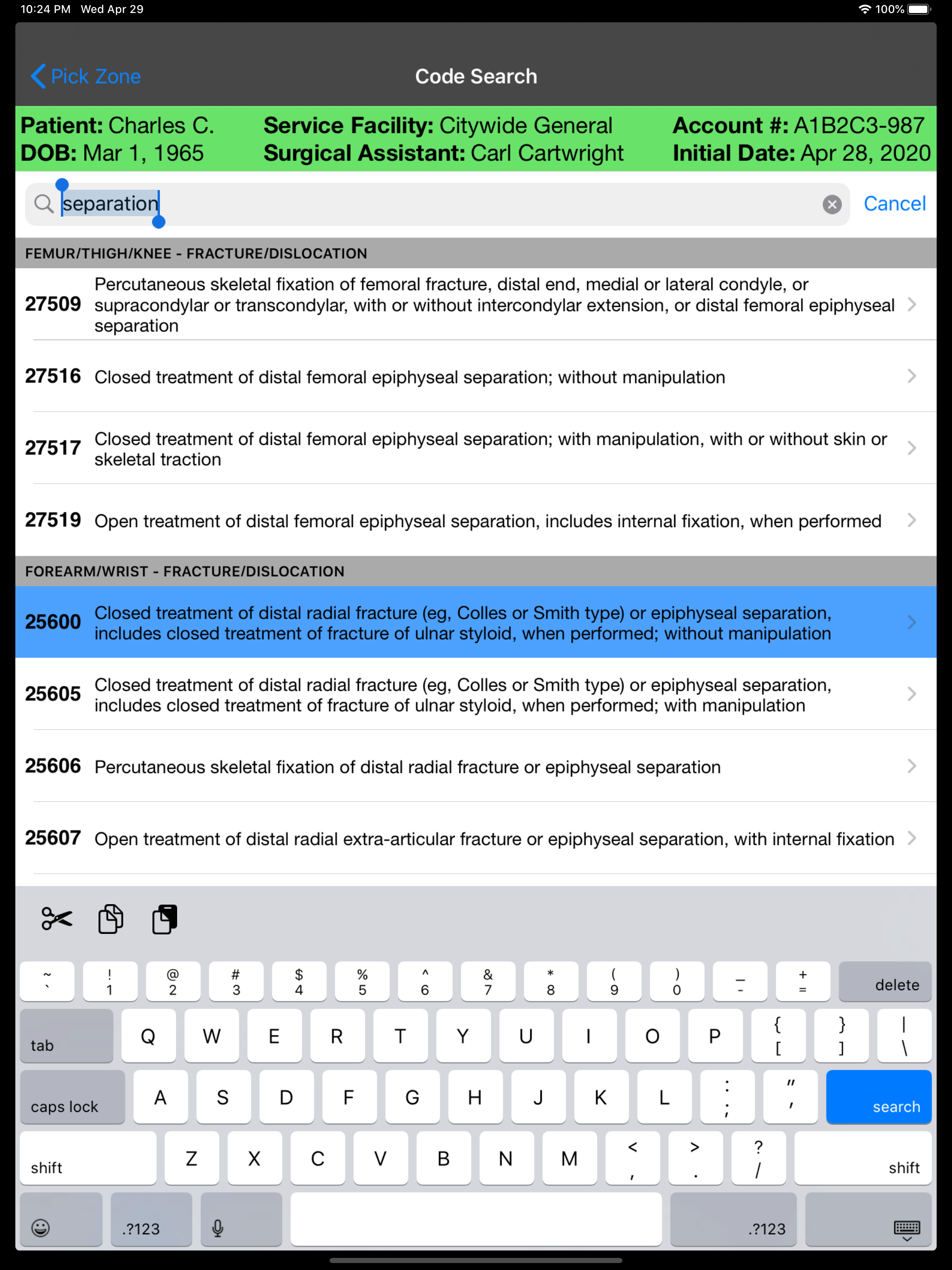 Mobile Coder Orthopedics