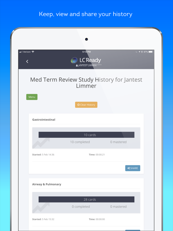 Med Term Review iPad screenshot 5 - Medical app