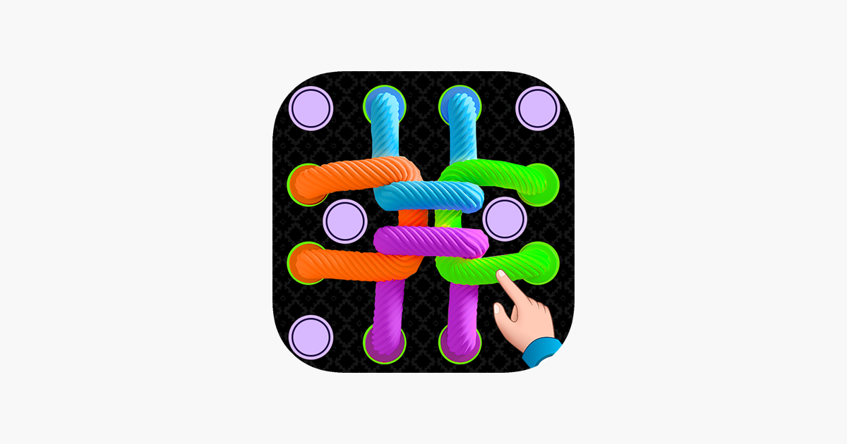 ‎tangled Rope Line: Untie Knots On The App Store