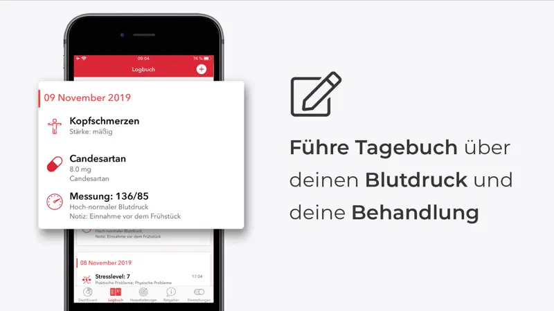 Blutdruck App ‐ Cora Health screenshot 2 of 5