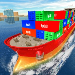 Cargo mer port navire sim