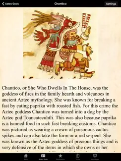 Aztec Gods Pocket Reference iPad image 4