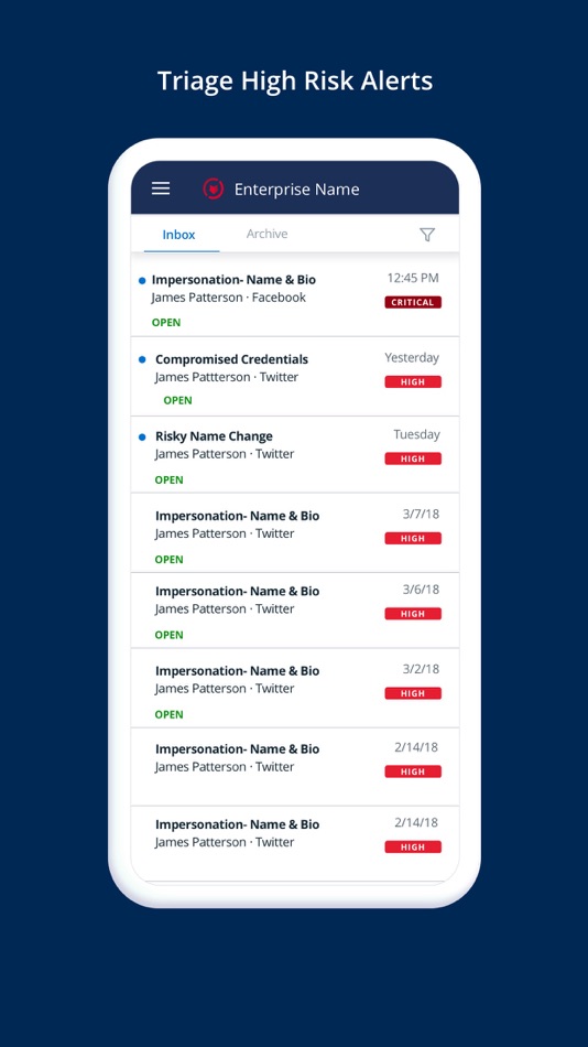 #2. ZeroFox Alerts (iOS) 由: ZeroFOX