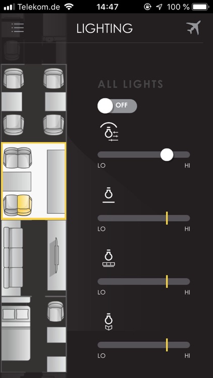 Global 7500 Cabin Control screenshot-3