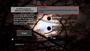 GolfingQuiz - "Batman Edition" screenshot 1