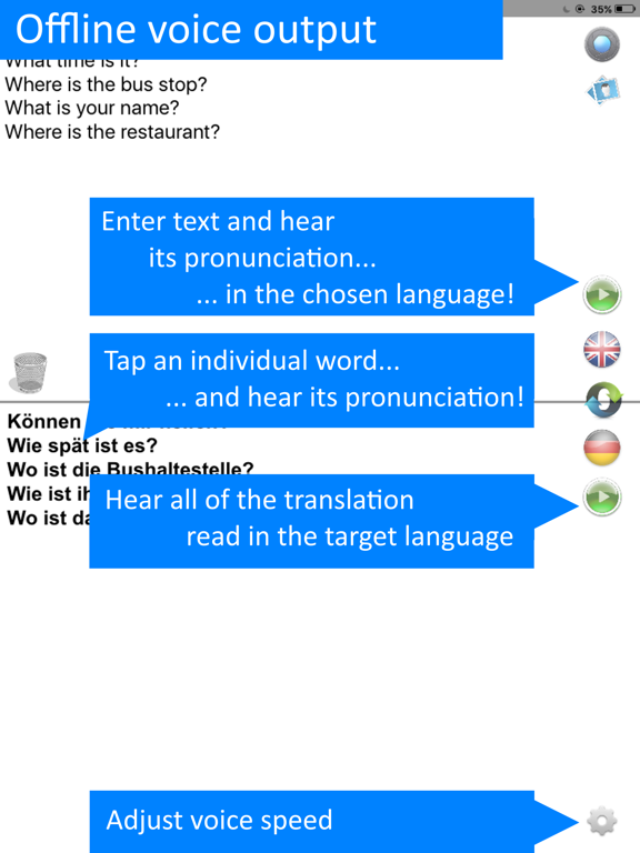 Screenshot #4 for Translate Offline: German Pro