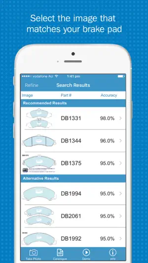 Bendix Brake Pad Identifier screenshot 3