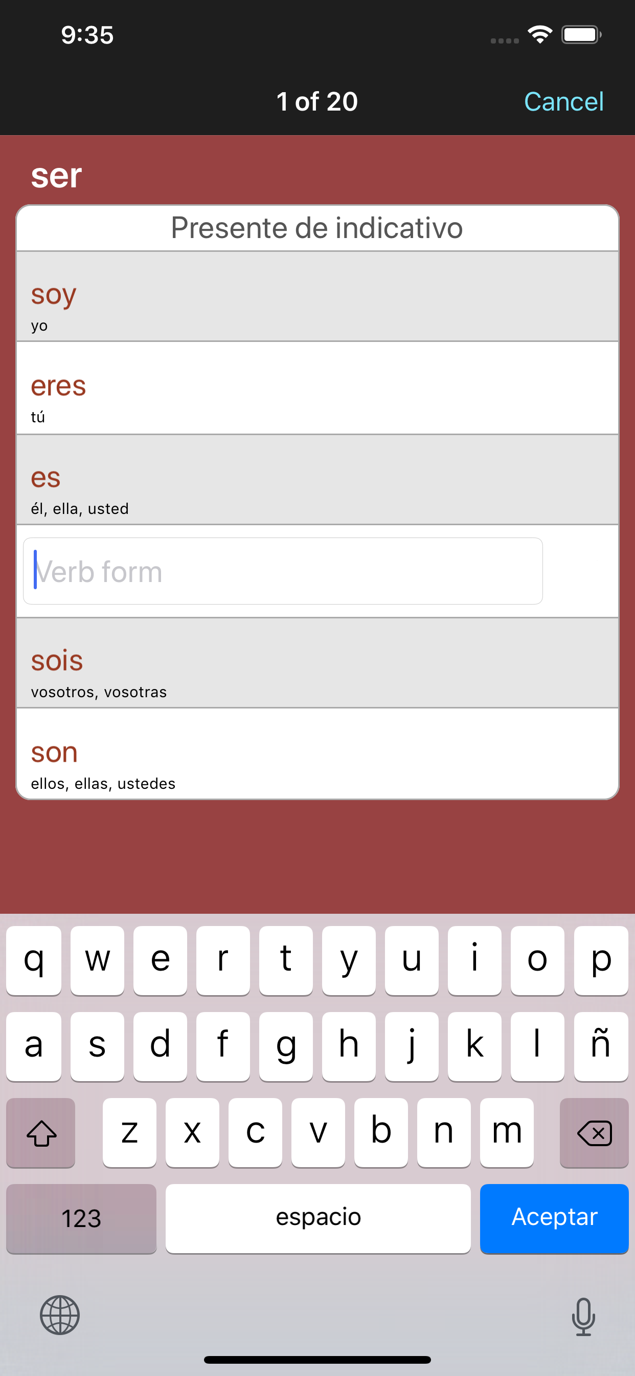 Spanish Verbs & Conjugation