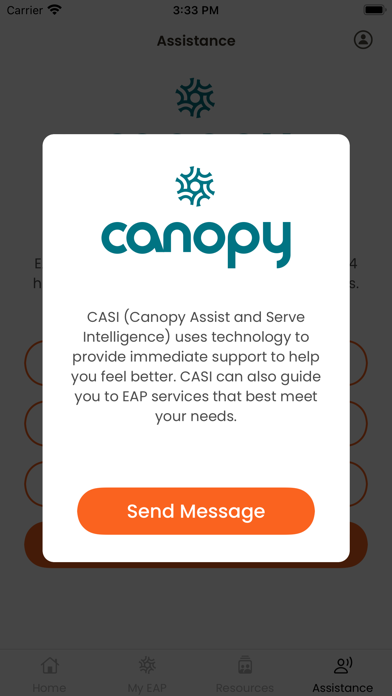 Canopy EAP Screenshot