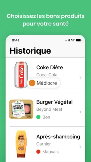 Capture d'écran de Yuka - Scan De Produits sur iPhone 1