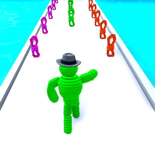 Rope Man Run: Bridge Race Game iOS App