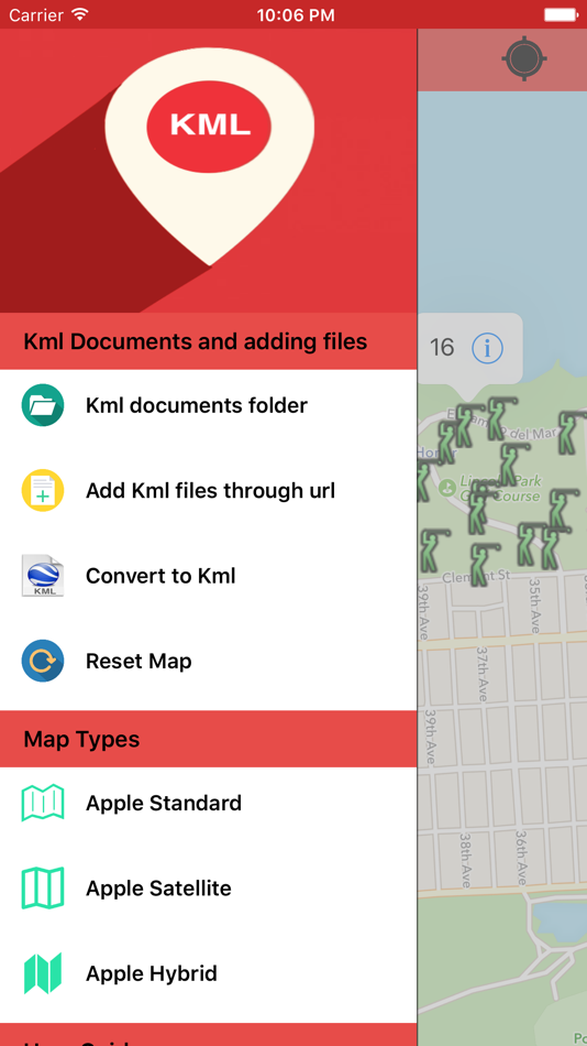 #1. Kml Viewer-Kml Converter app (iOS) By: p swagath