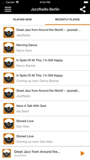 JazzRadio Berlin screenshot 2